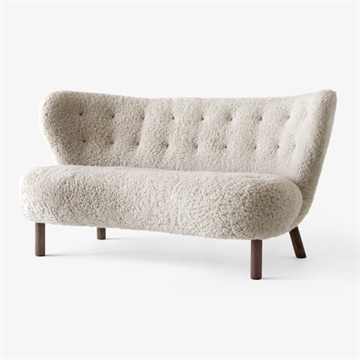 Andtradition Lille Petra Sofa VB2 - Oljet valnøtt/måneskinn